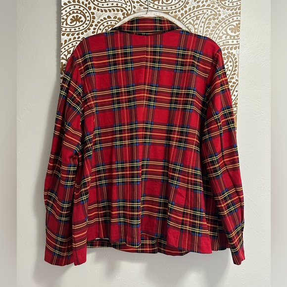 Torrid Betsey Johnson Plaid Blazer 3 - Picture 3 of 3